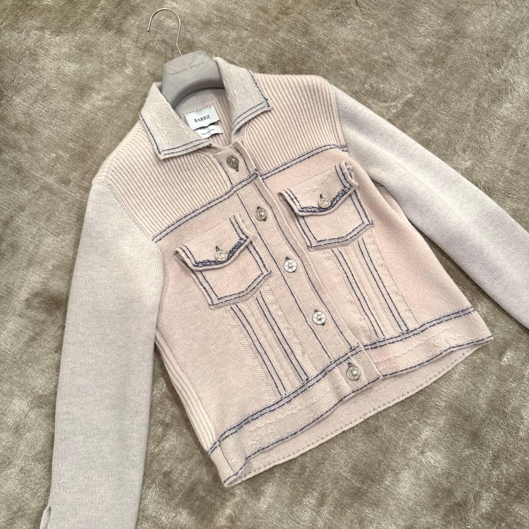 春 ジェニ Jenni 着用 Barrie カシミア ニット ジャケット