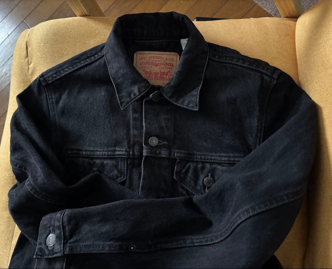 Levi's 70589 ブラックデニムジャケット S