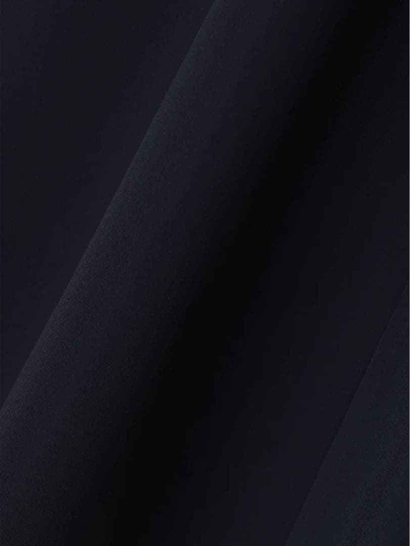 【新品値札付き】anuans ダブルサテングレースワンピース ネイビー　1