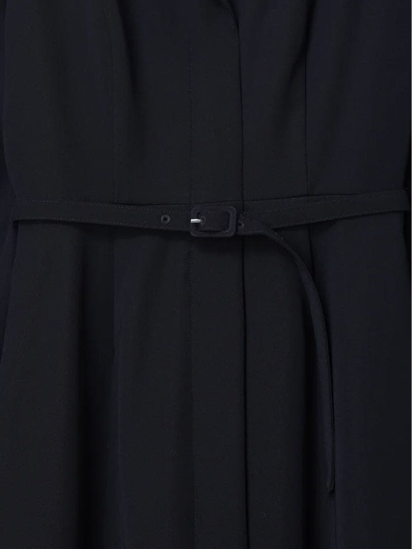 【新品値札付き】anuans ダブルサテングレースワンピース ネイビー　1