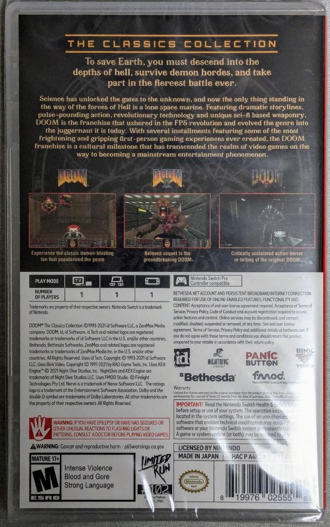 【新品・輸入版】[LRG] Doom: Classics Collection