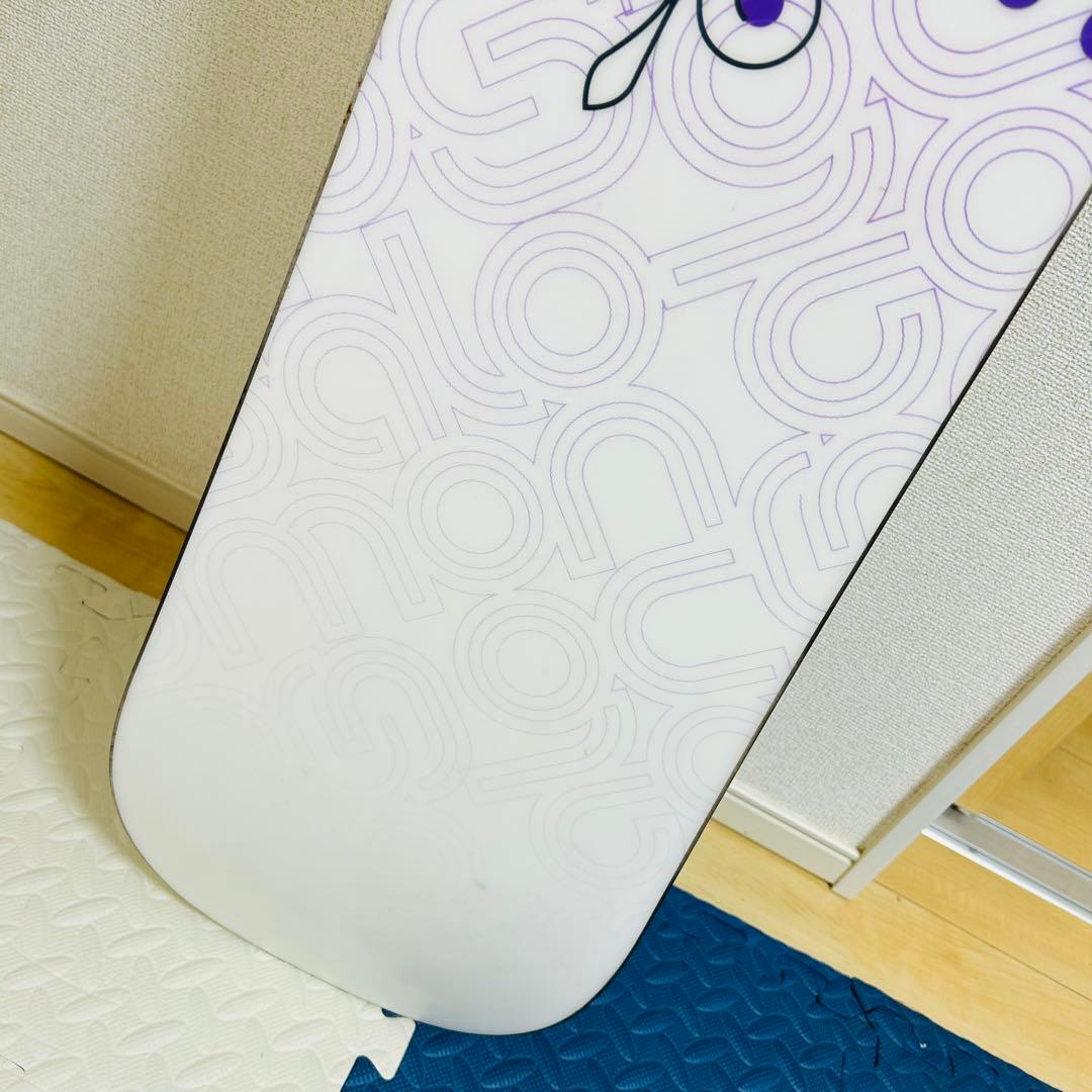 【美品】SALOMON LOTUS 147cm スノーボード 板 花柄