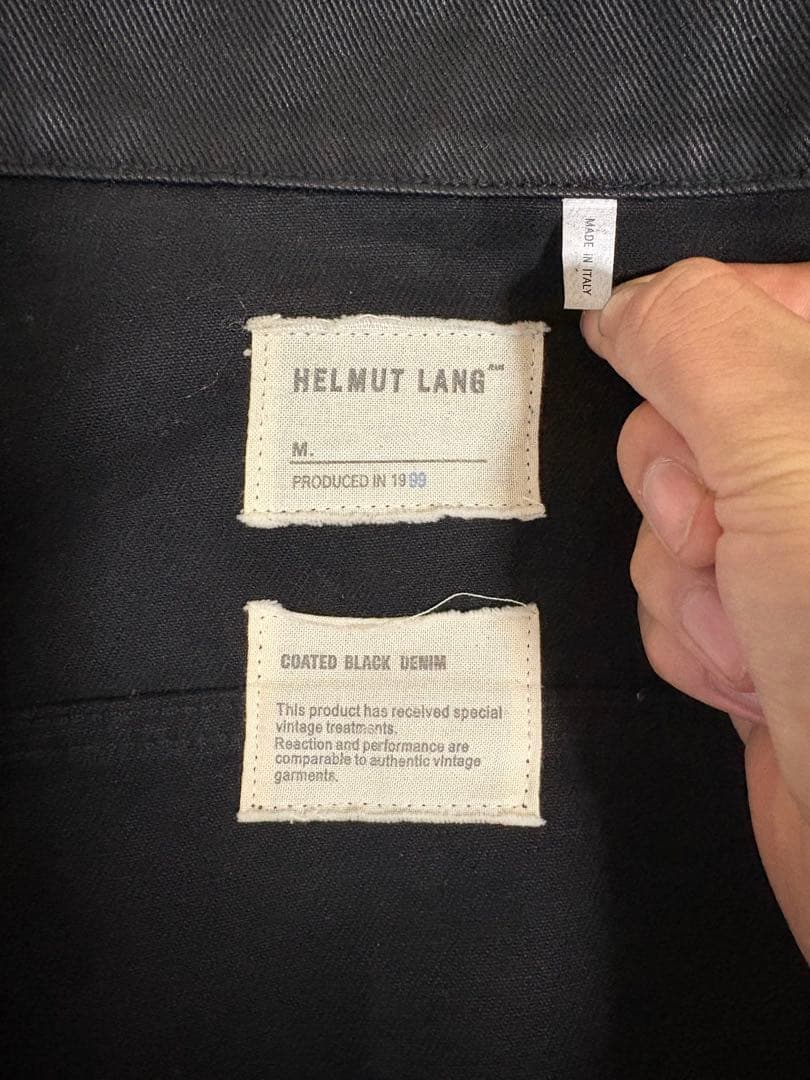 Helmut lang 1999 コーティングジャケット サイズ46