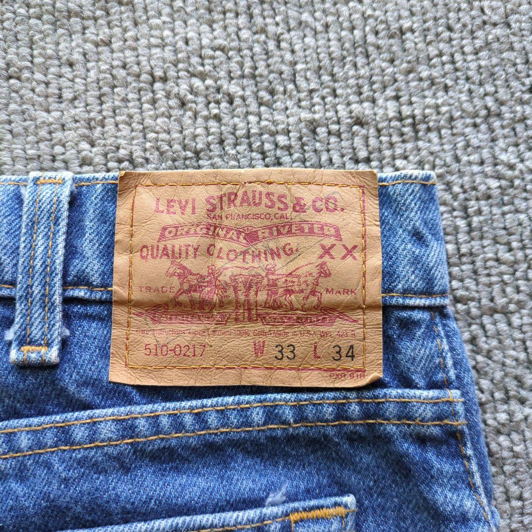 USA製 90s Levi's 510 0217 デニム W33 リーバイス
