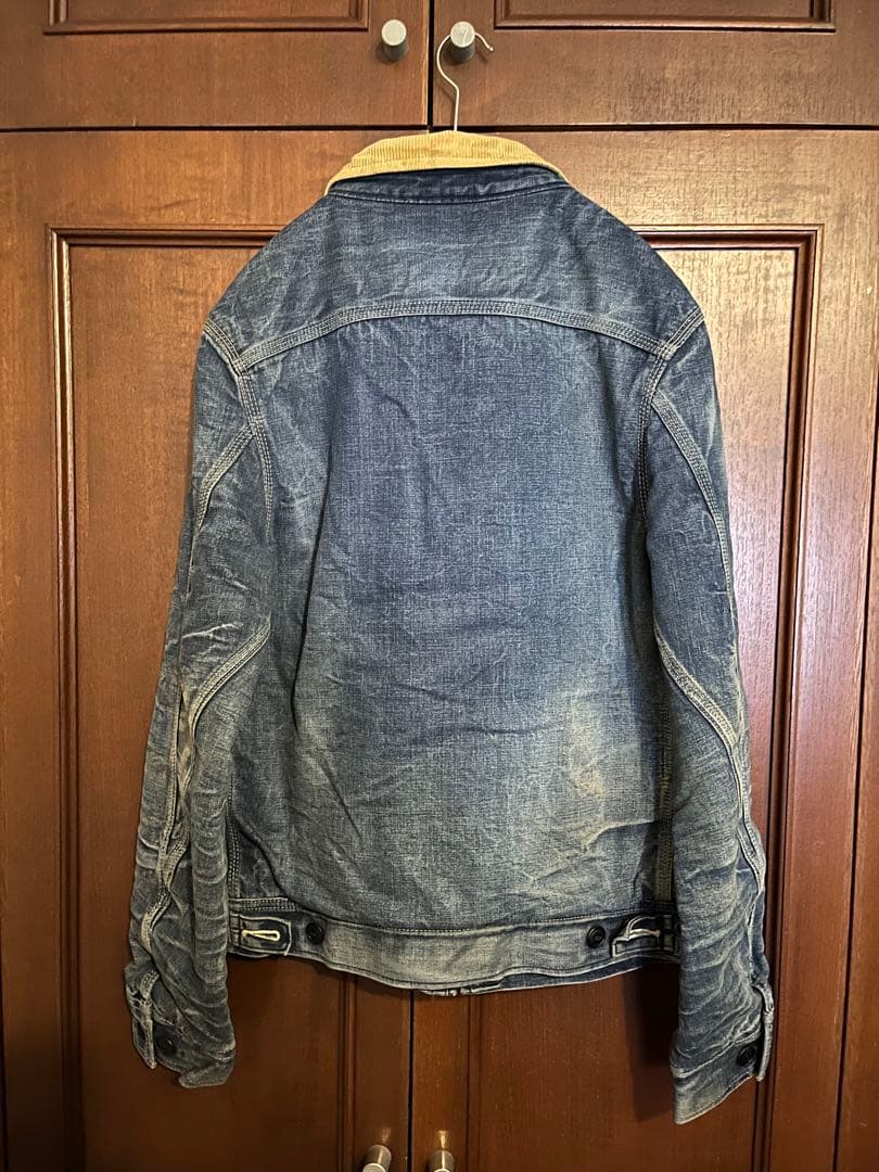 John’s clothing × Lee デニムジャケット コーデュロイ襟