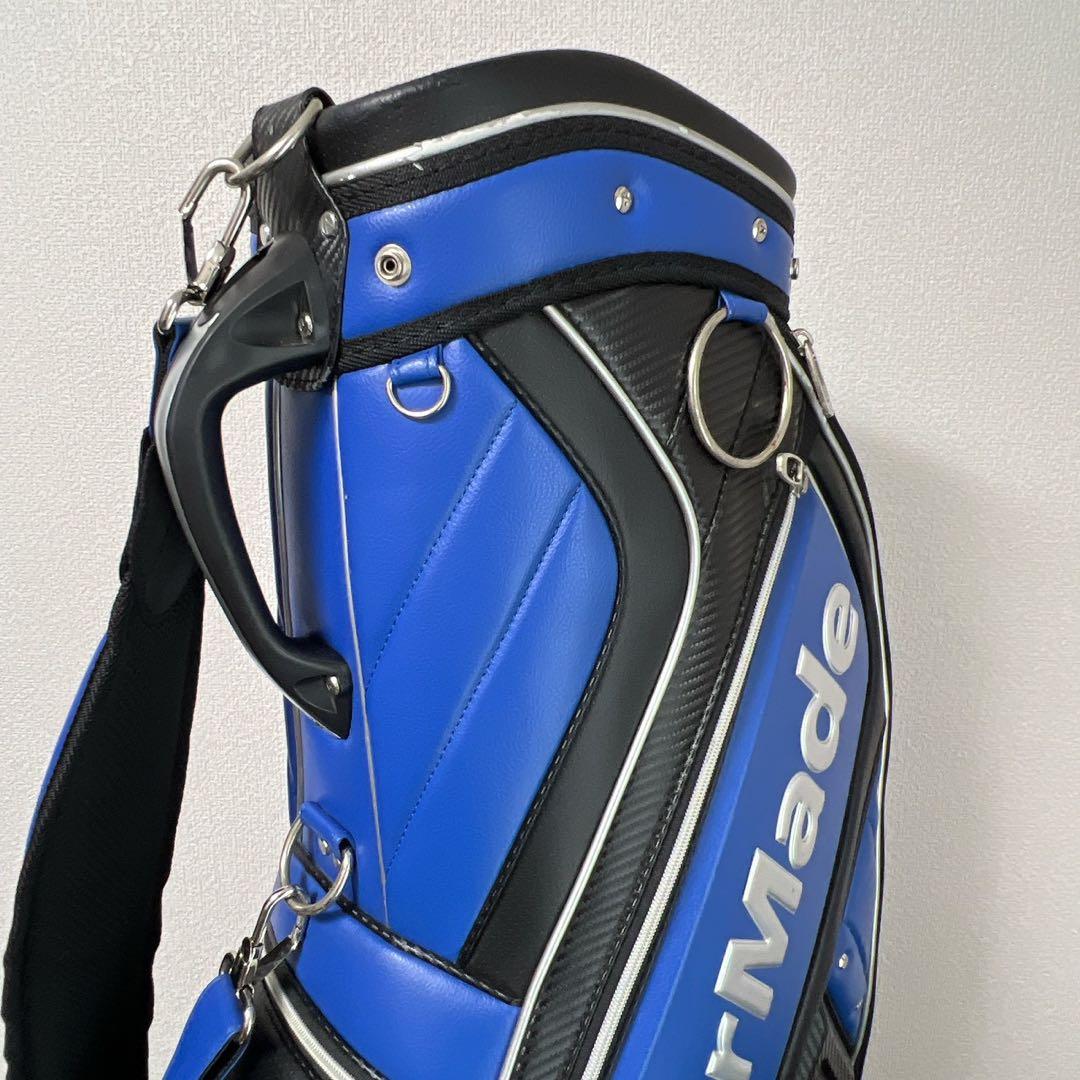 テーラーメイド キャディバッグ 5分割 ブルー×ブラック TaylorMade