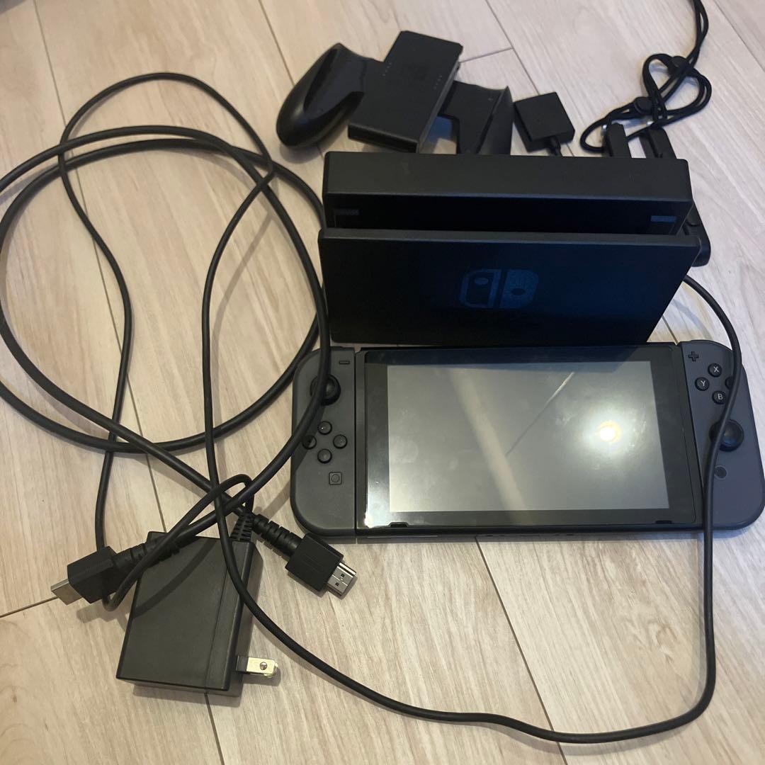 H*️様 Nintendo Switch 本体 グレー 付属品一式