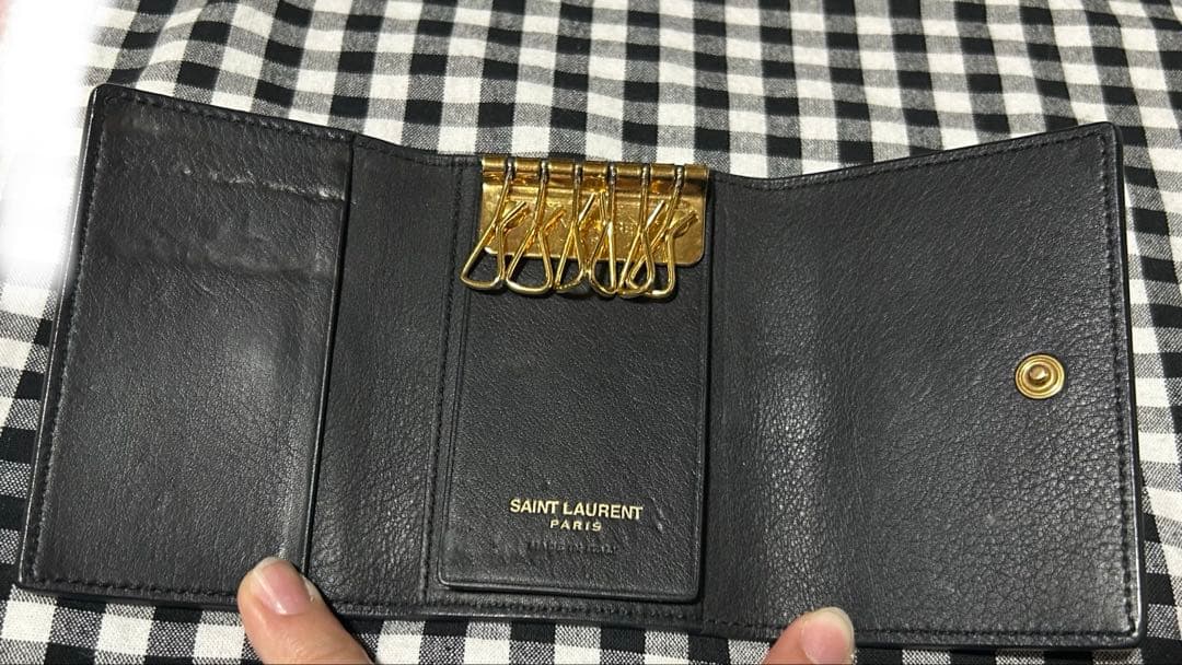 サンローラン キーケース 6連 美品 付属品あり
