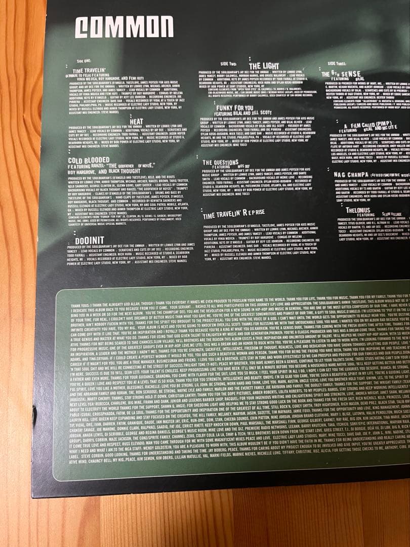 Common Like Water for Chocolate レコード 2LP
