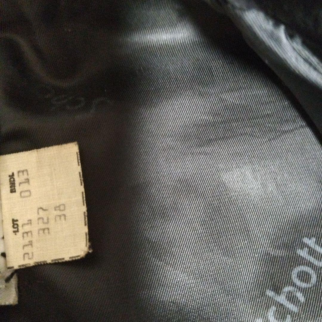 Schott スエードレザージャケット MA-1 ボンバージャケット 黒 38