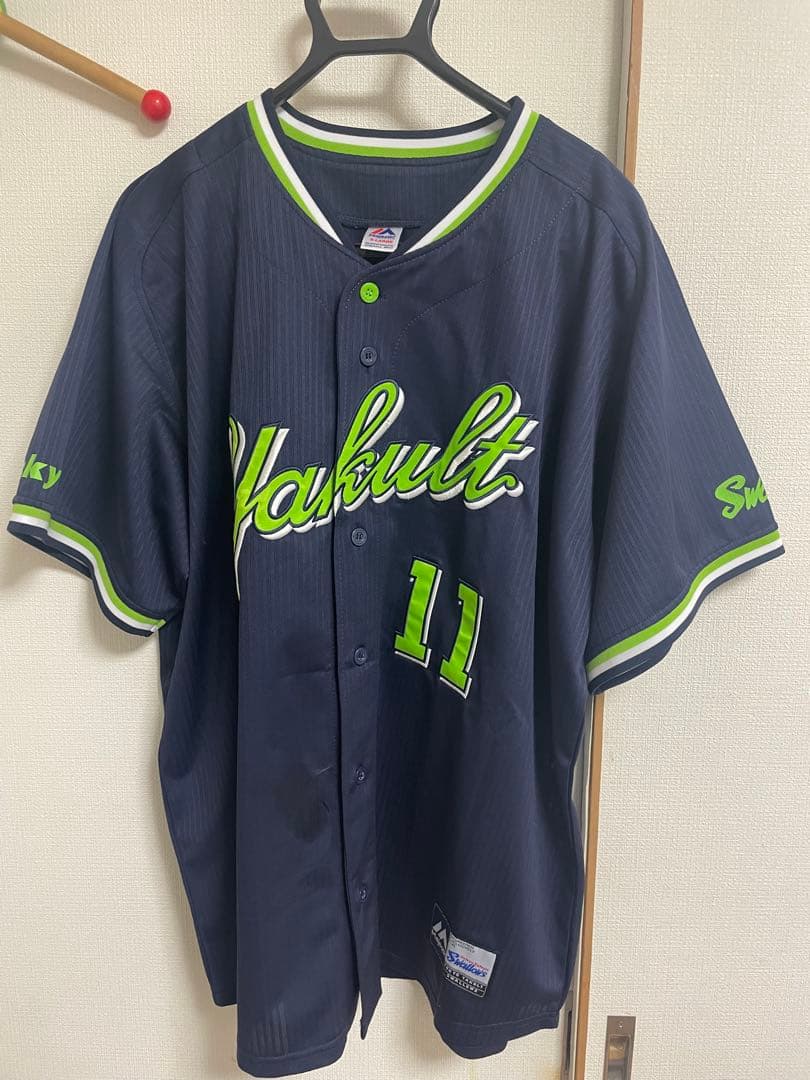 【東京ヤクルトスワローズ】#11 奥川泰伸　ビジターユニフォーム　XLサイズ