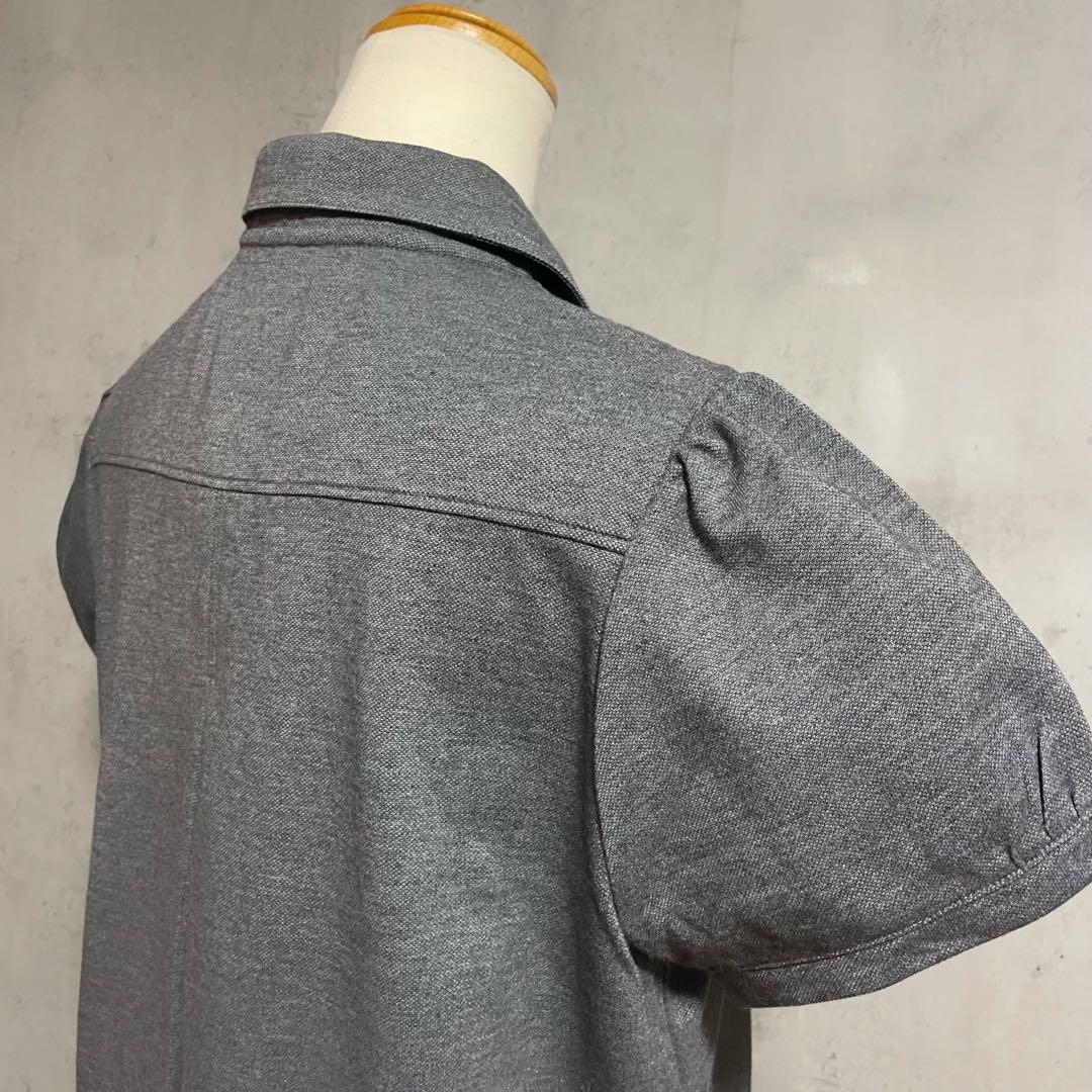 美品　バーバリーゴルフ パフスリーブ　チュニック ポロシャツ　鹿の子 L