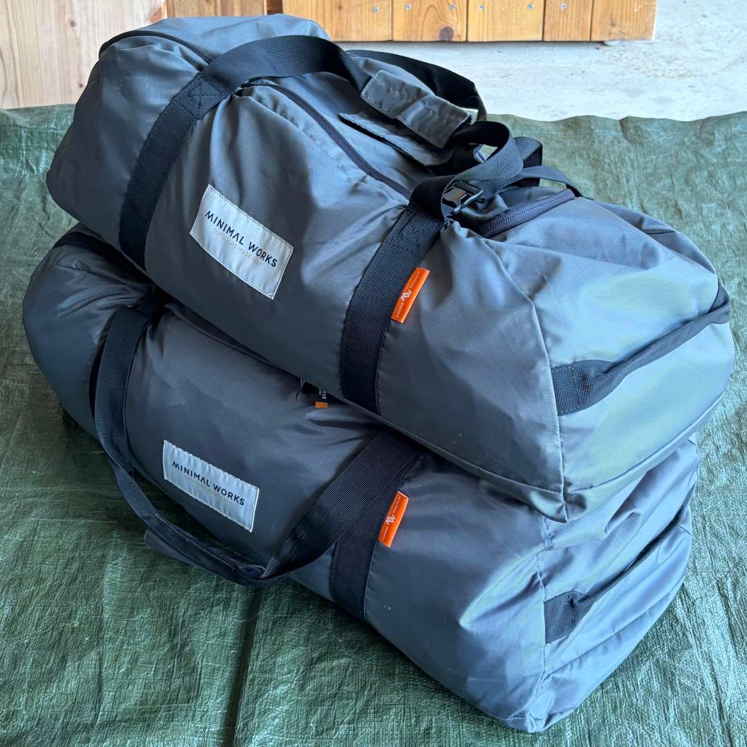 MINIMAL WORKS SHELTER GH CHARCOAL セット