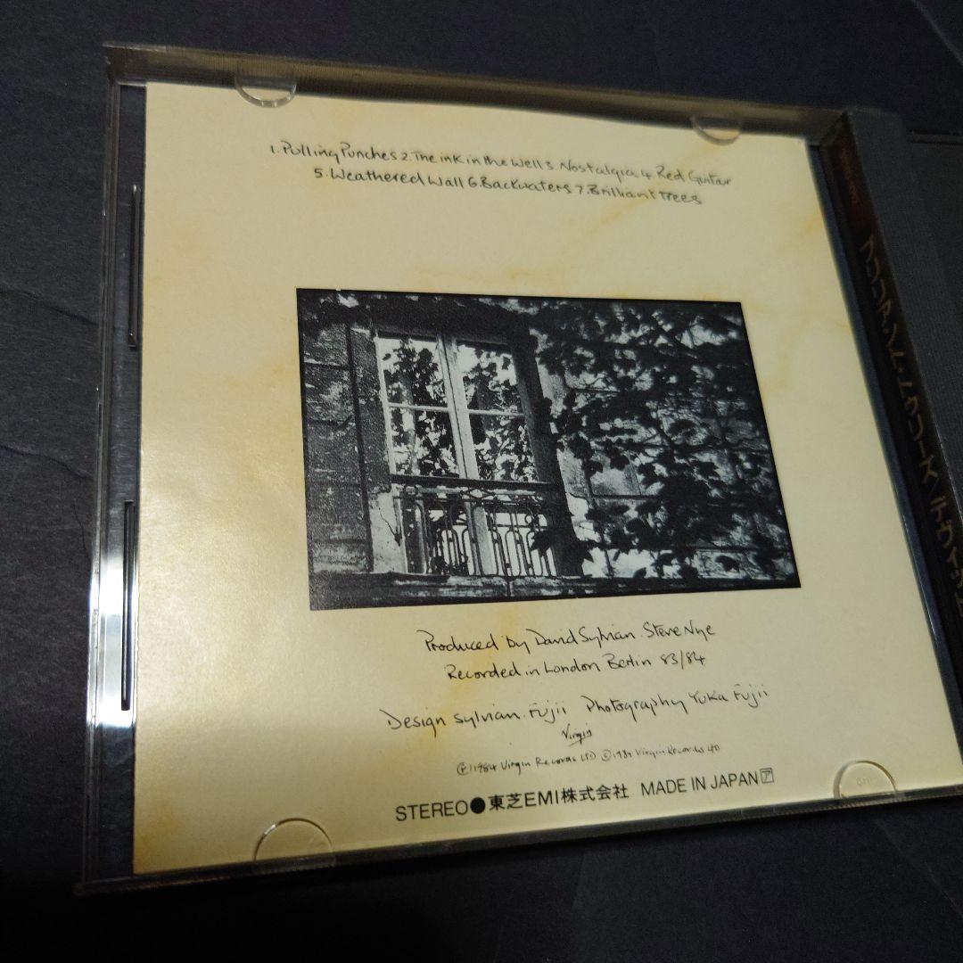 デヴィッド・シルビアン ブリリアント・トゥリーズ 坂本龍一 参加　洋楽CD