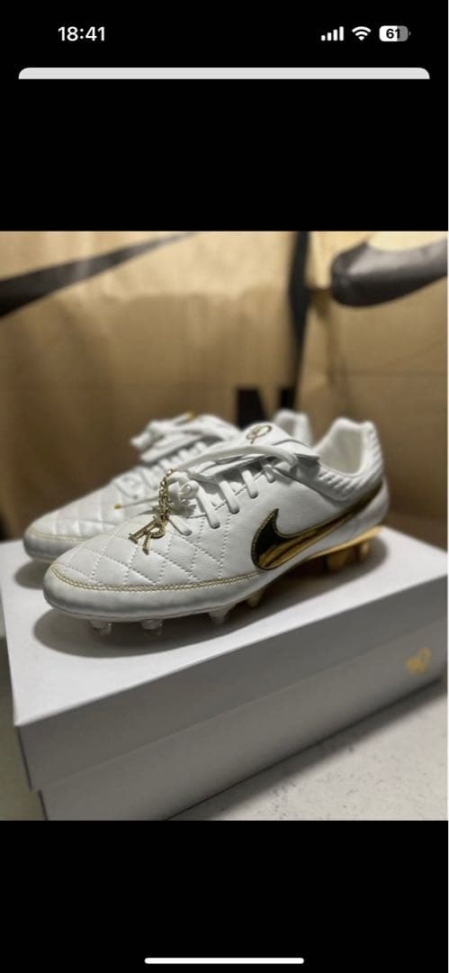 Ronaldinho × Nike Tiempo Legend FG 25.5
