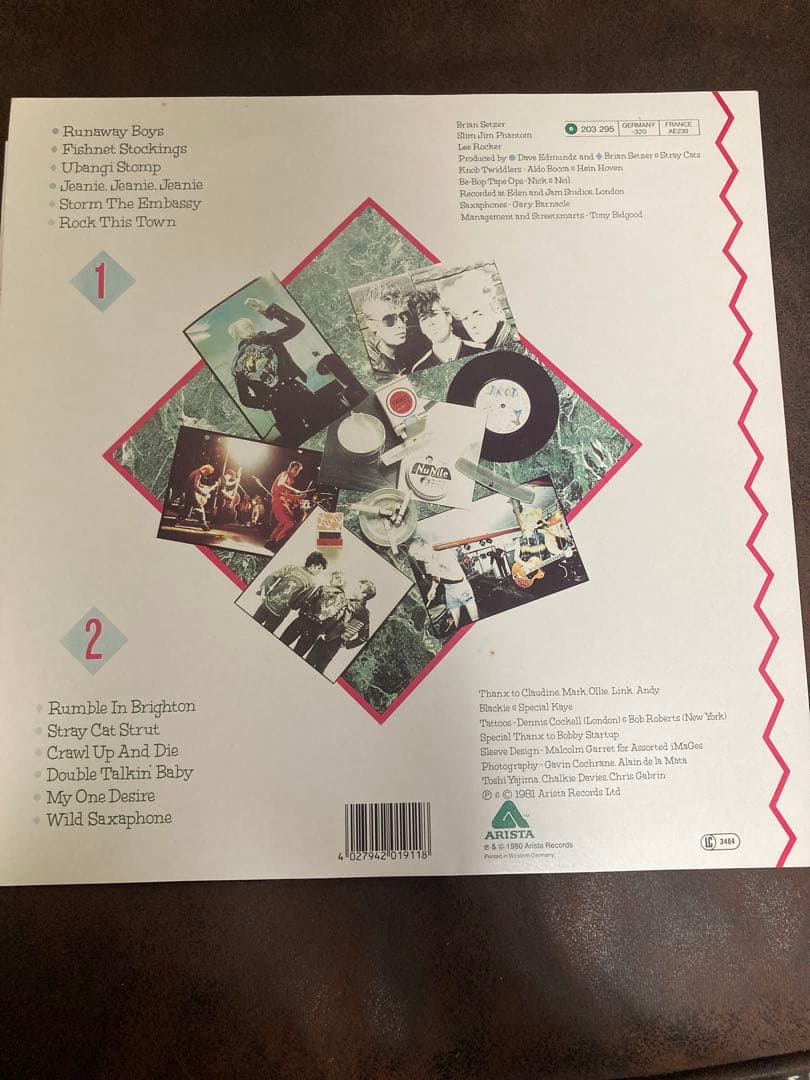 Stray Cats アナログレコード4枚セット