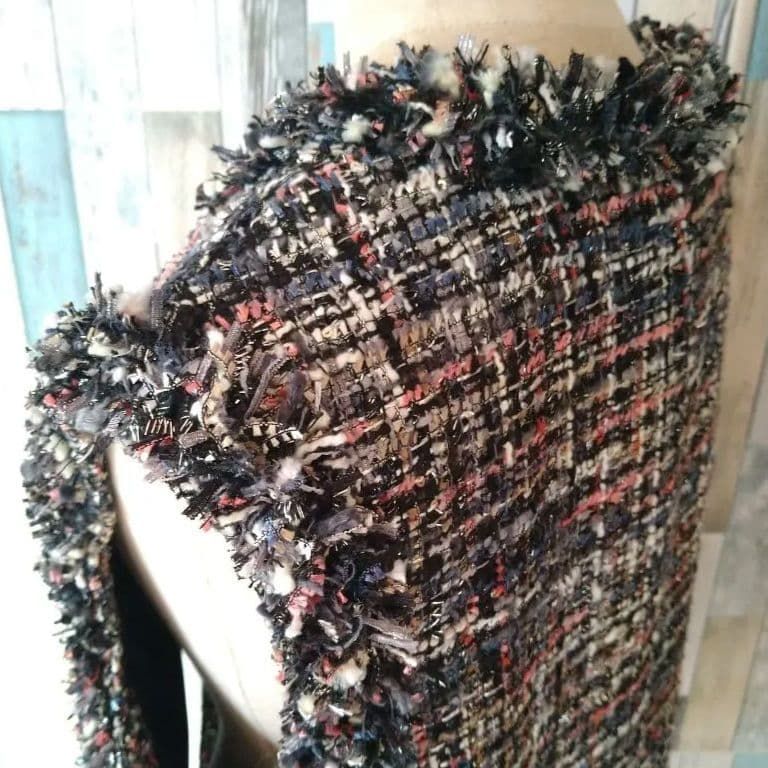 ELFRANK◇エルフランク《2024AW》ミックスツイードフリンジジレ　ベスト