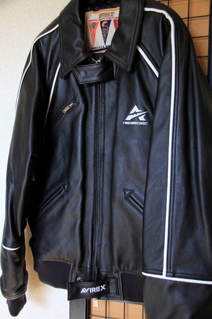 AVIREX × FORSOMEONEレザージャケット