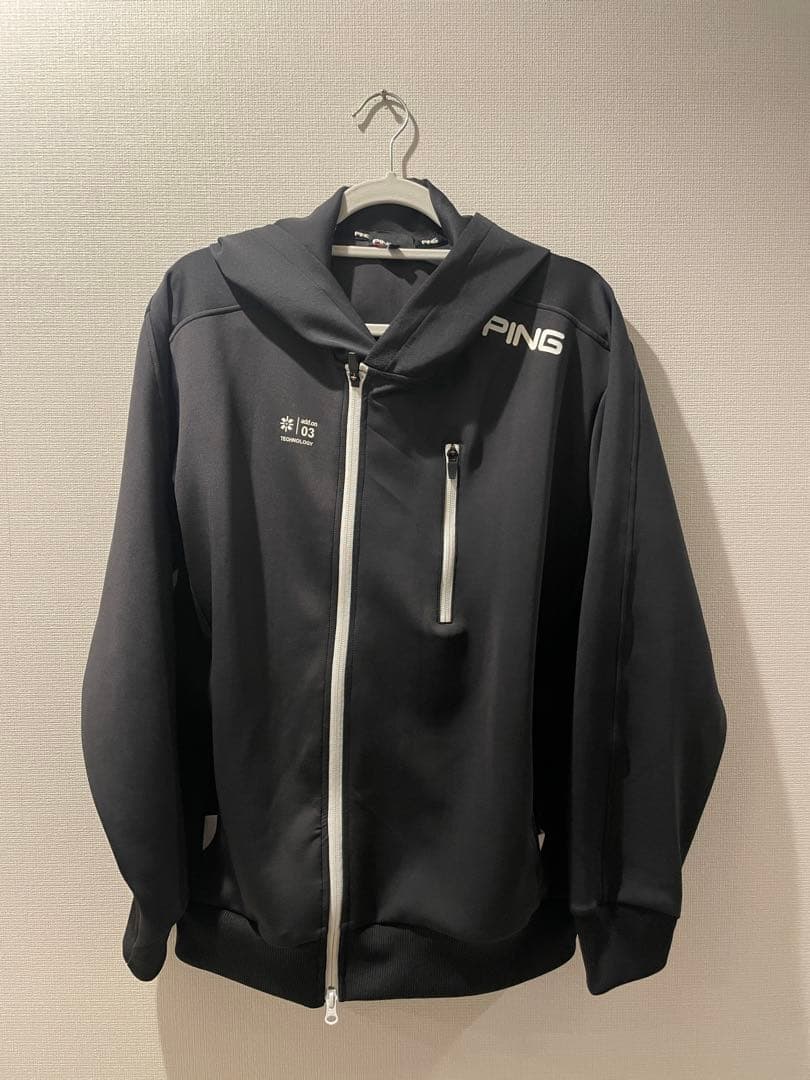 PING フード付きジャケット LLサイズ ブラック