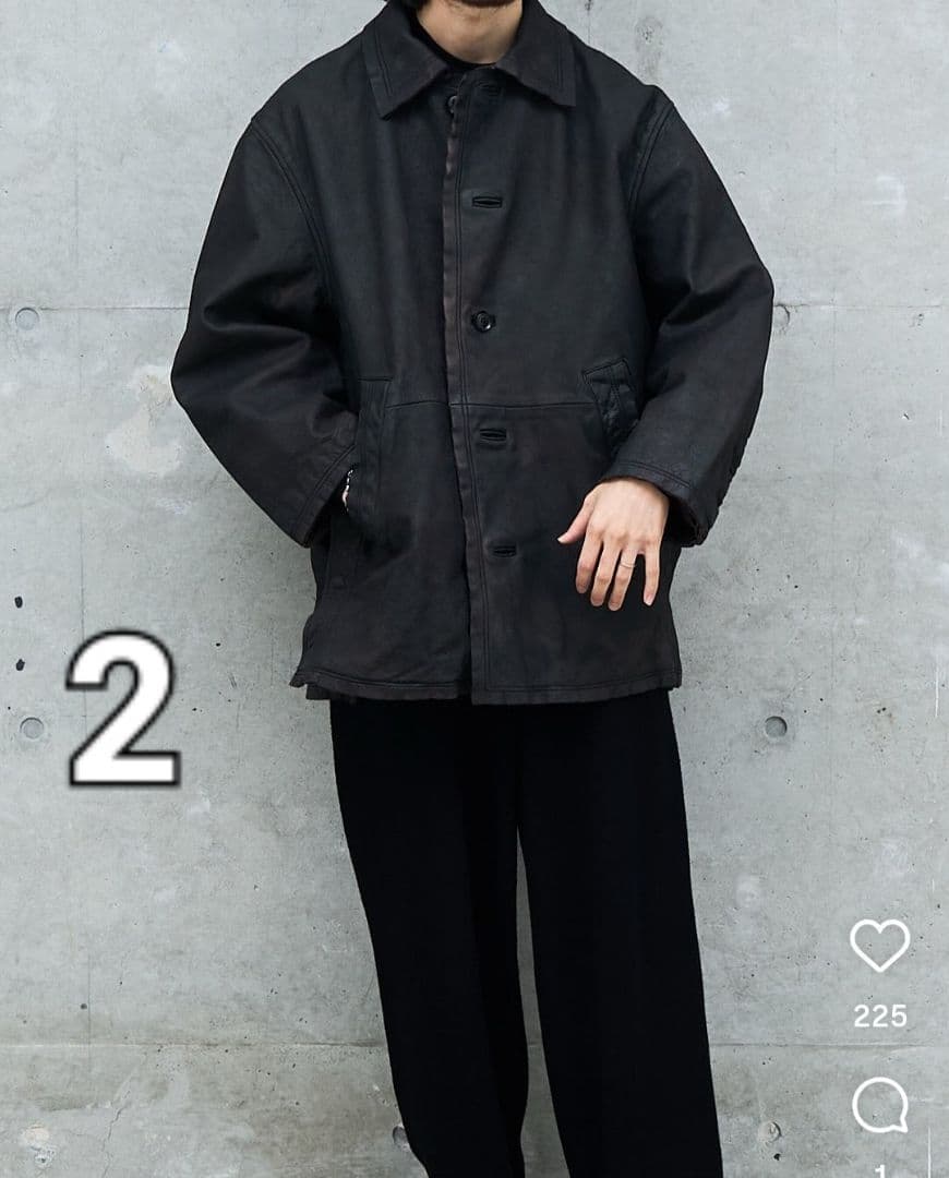 ANCELLM × YOKE CUT OFF HALF COAT サイズ2