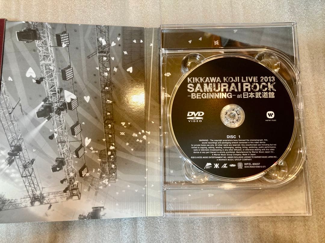吉川晃司 DVD 初回限定盤 LIVE 2013 SAMURAI ROCK