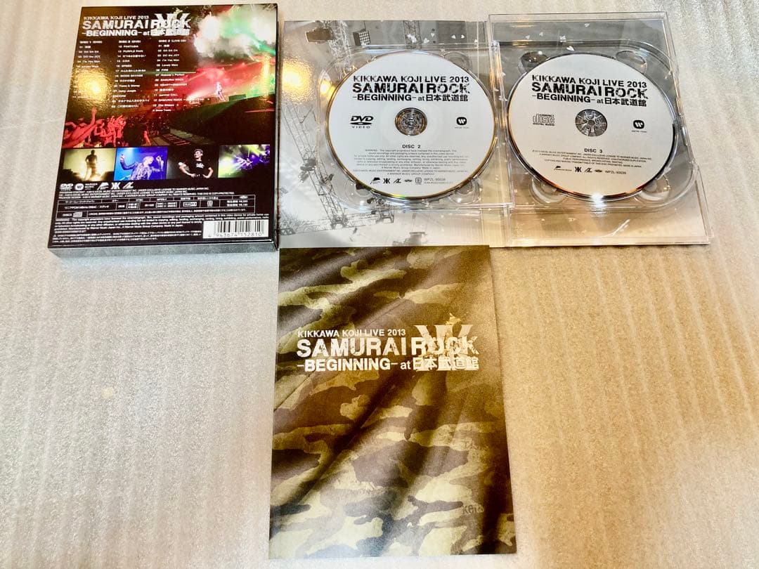 吉川晃司 DVD 初回限定盤 LIVE 2013 SAMURAI ROCK