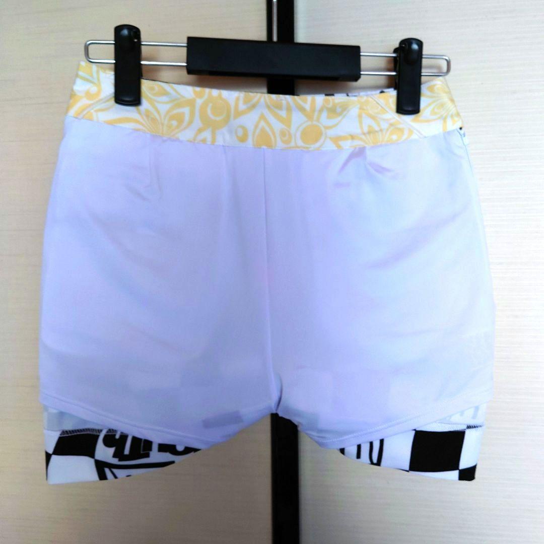 【ラウドマウス】ゴルフ スカート ペチパンツ一体 白黒 春夏 S 極美品