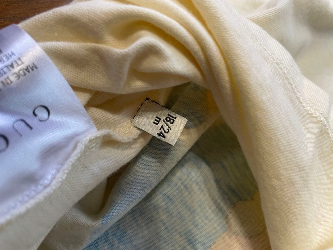 【美品】GUCCIうさぎ アニマル 半袖 Tシャツ 18m〜24m