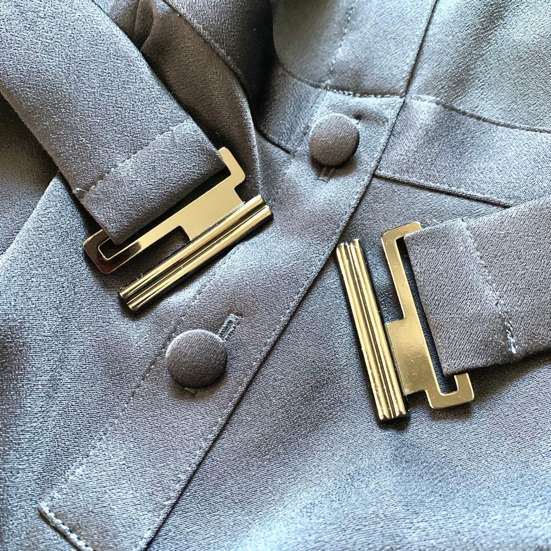 極美品✨ケイミー kayme ストレッチ サテン ロング プリンセス ワンピース