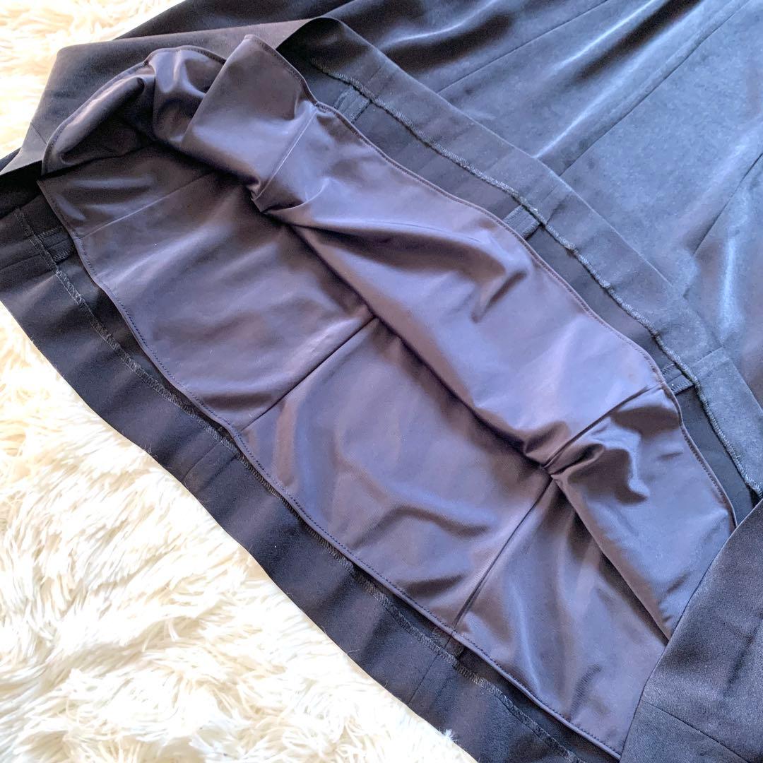 極美品✨ケイミー kayme ストレッチ サテン ロング プリンセス ワンピース