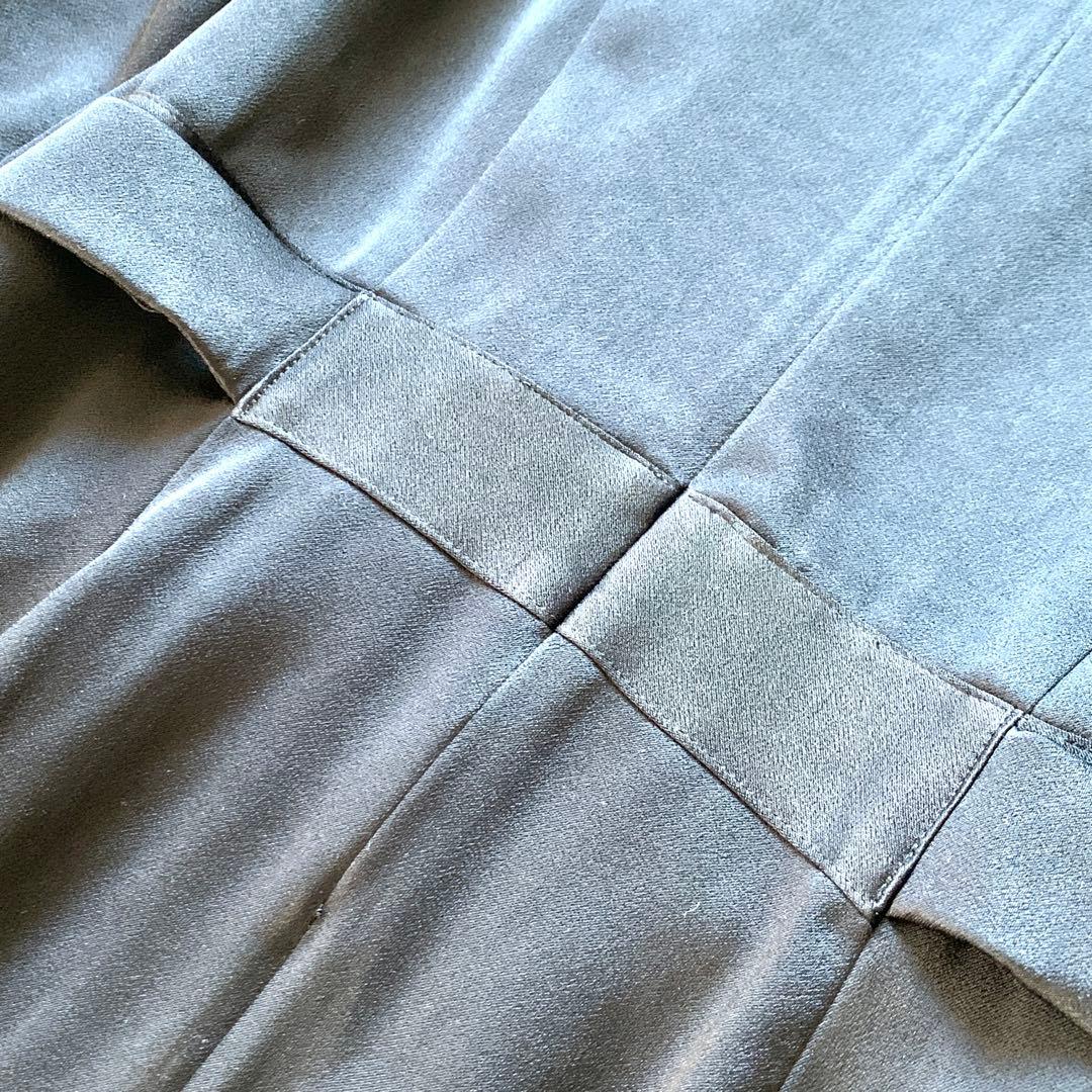 極美品✨ケイミー kayme ストレッチ サテン ロング プリンセス ワンピース