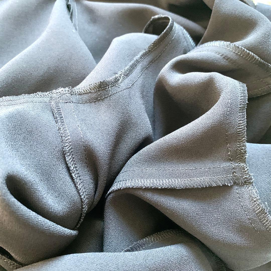 極美品✨ケイミー kayme ストレッチ サテン ロング プリンセス ワンピース