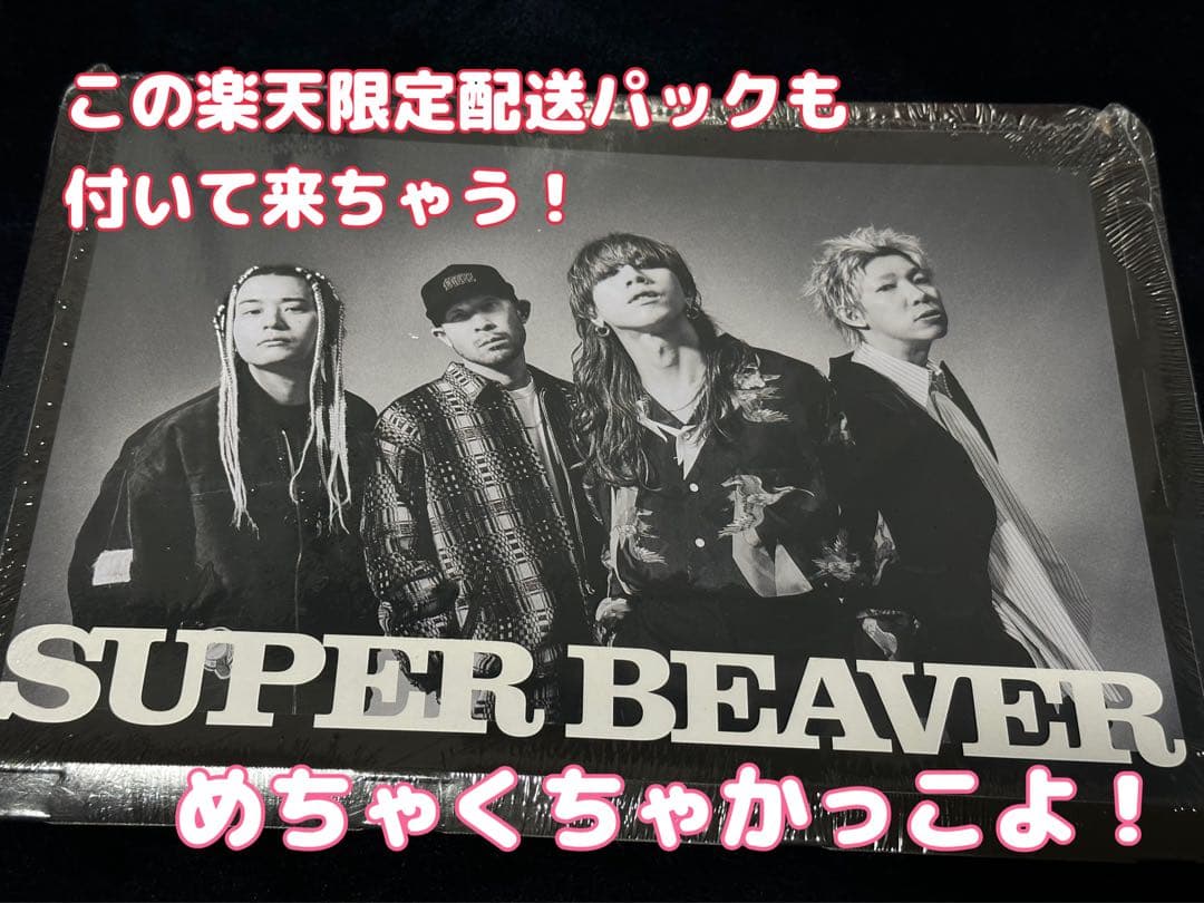 「音楽」SUPER BEAVER 初回特典A4クリアファイル&A4配送パック付き