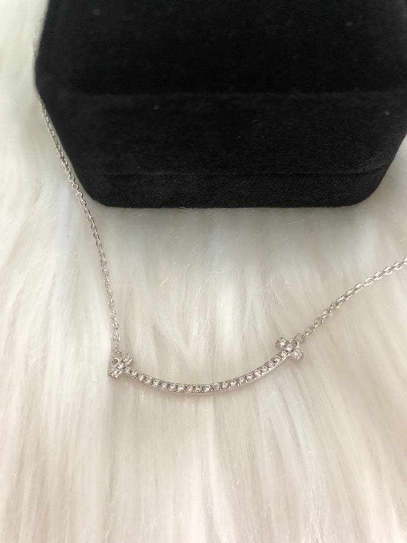 銀ハンドチェーン　微笑logo　ブレスレット　Tiffany&Coファッション