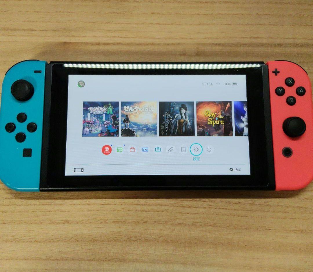 中古品 Nintendo Switch ネオンブルー/ネオンレッド 本体