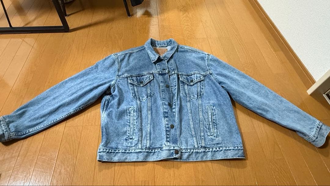 【古着】Levi's デニムジャケット XXLサイズ ライトブルー