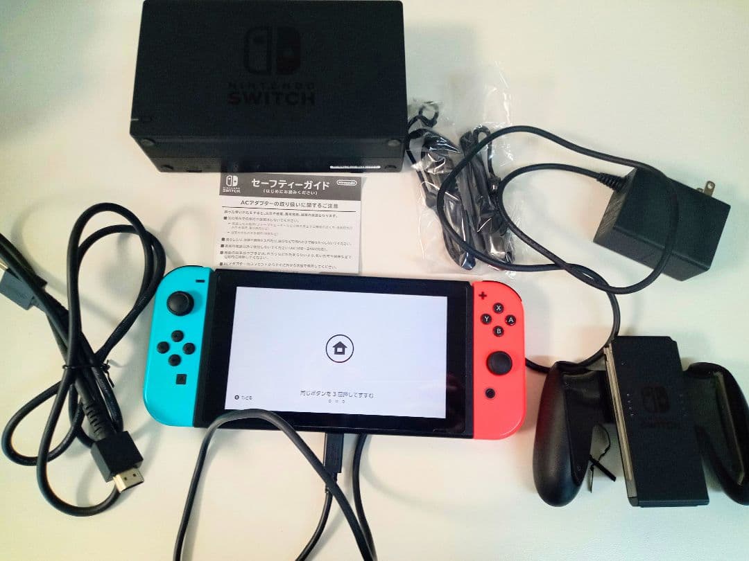 Nintendo Switch 本体 ネオンブルー/ネオンレッド　付属品あり