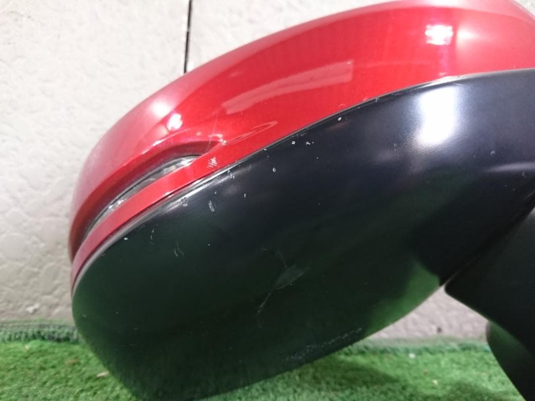 GP6 フィットハイブリッド 右ドアミラー レッドR565M (74871)