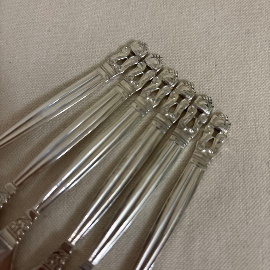 フォーク　銀製品　silver950 6本セット