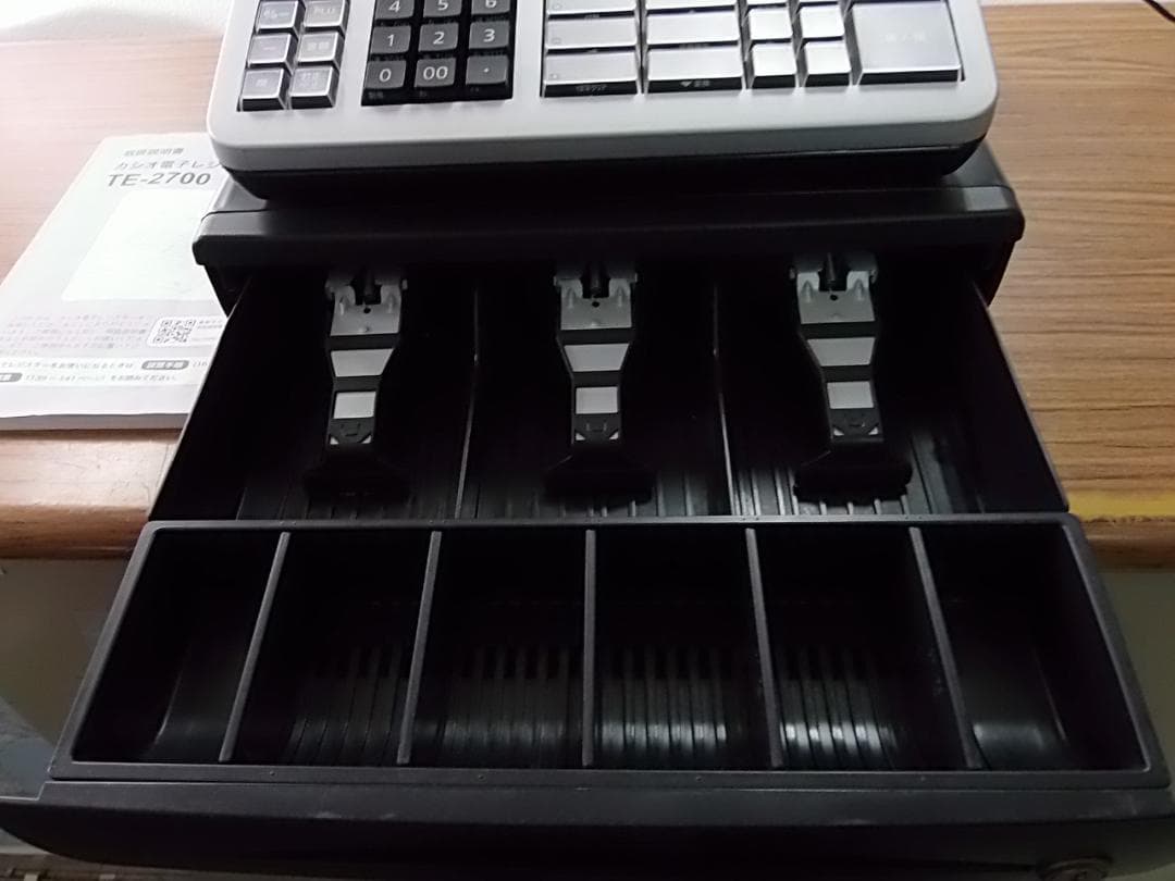 228SDカード対応20部門物販向カシオ　TE-2700　インボイスレジスター