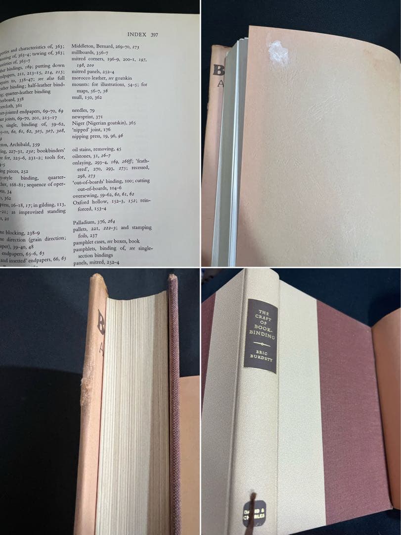 製本 ルリユールの名著 「The Craft of Bookbinding」レア