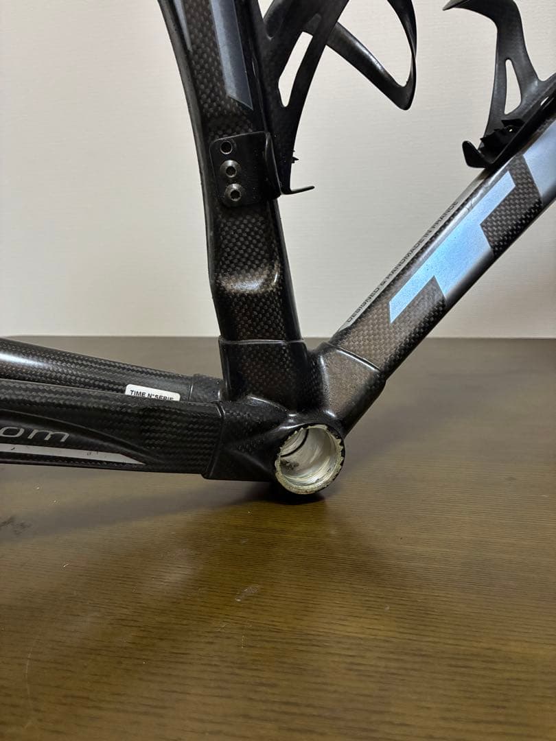TIME カーボン ロードバイクフレーム ブラック　RXR VIPカラー