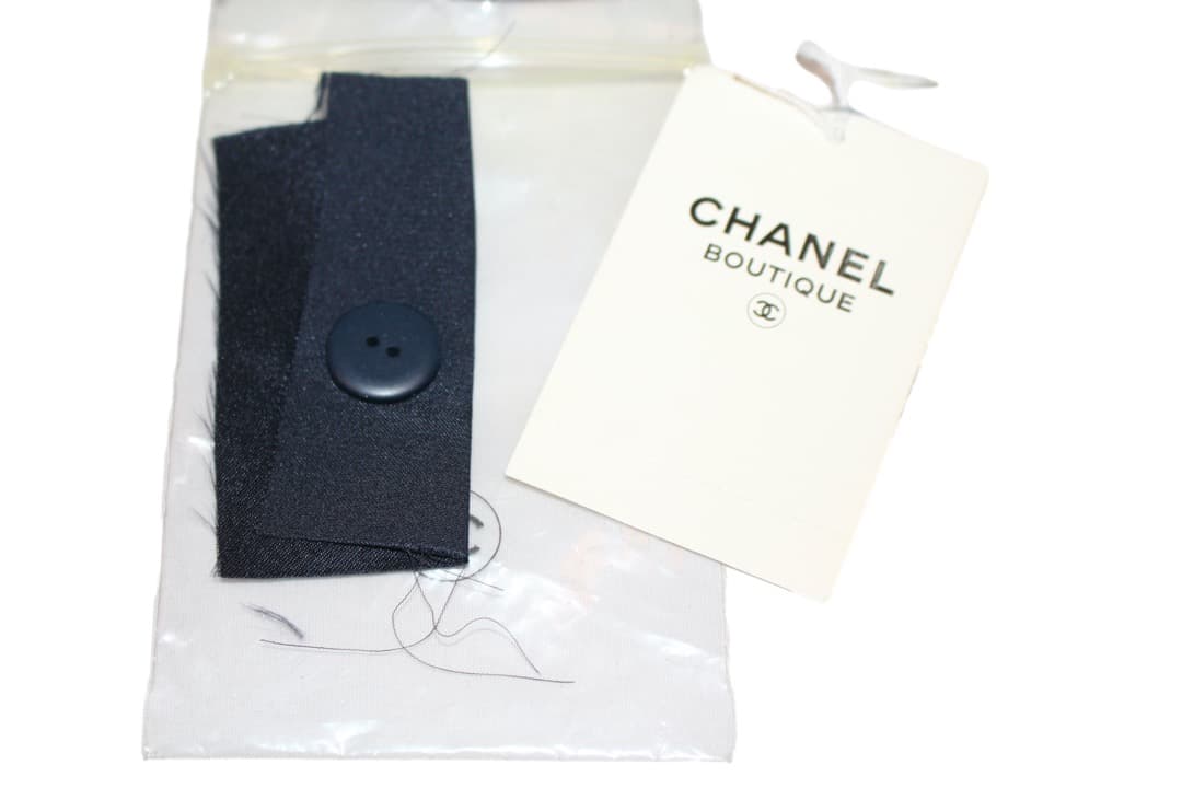 CHANEL 　BOUTIQUE シャネル　シルクワンピース　ネイビー 36