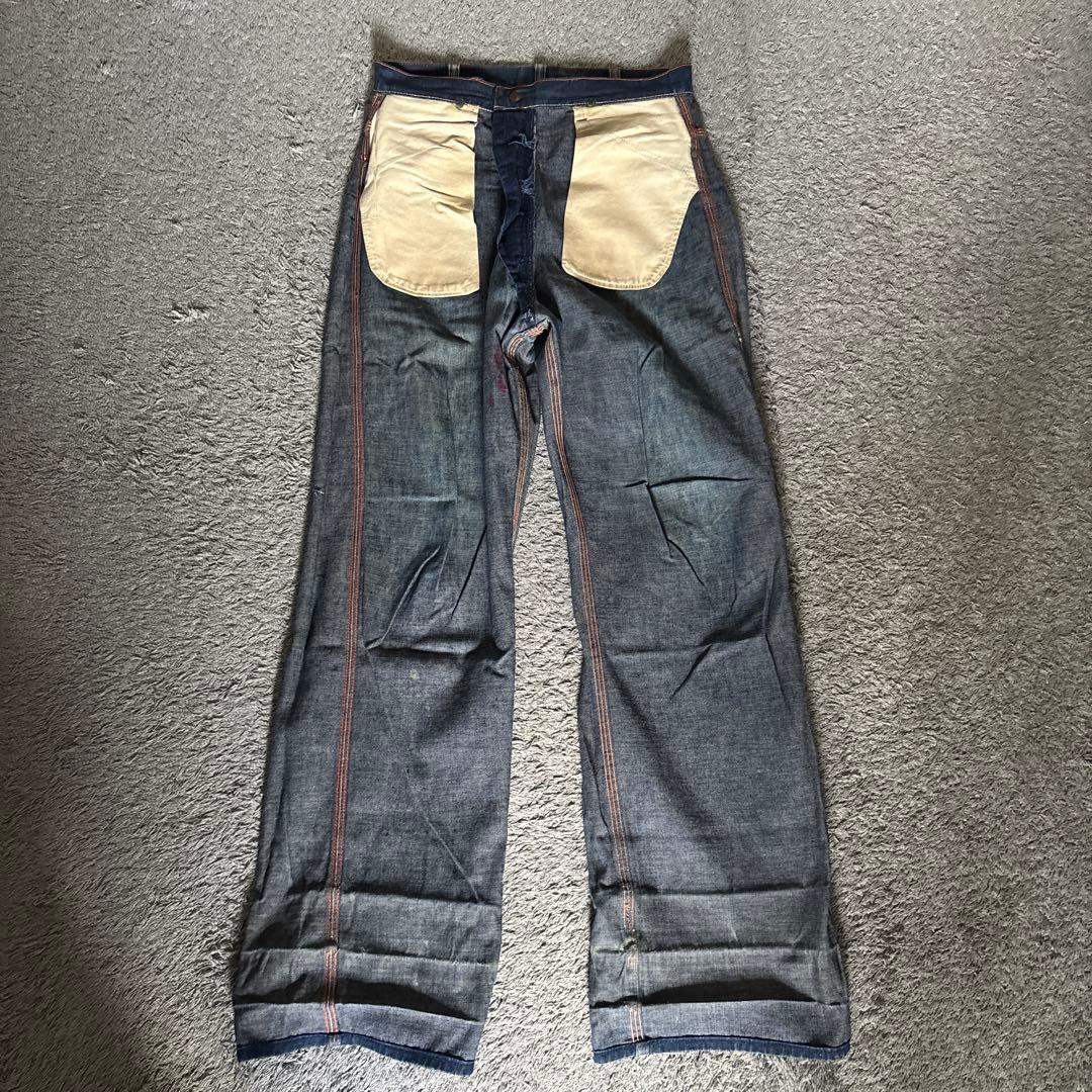 50s 60s TOM BIG BEE デニム　ペインターパンツ　Vintage