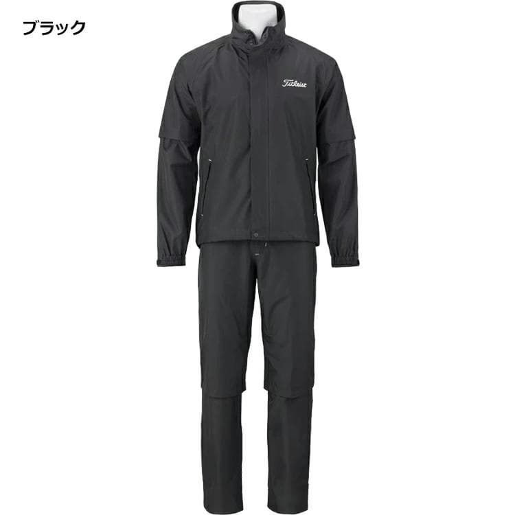 新品 タイトリスト Titleist レインウェア 上下セット XLサイズ BK
