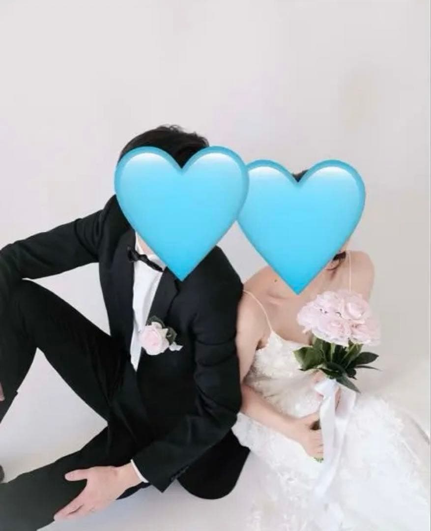 ウェディングブーケ　造花　ピンク　ローズ　バラ　前撮り　結婚式