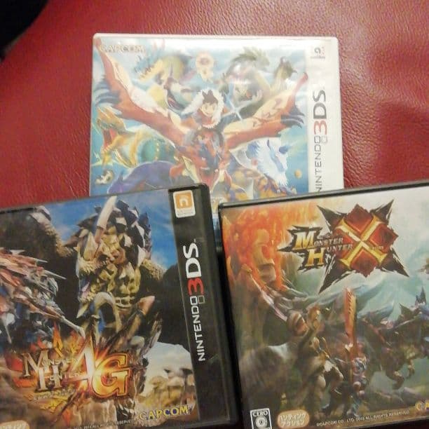 モンスターハンタークロスとモンスターハンター4Gとモンスターハンターストーリーズ