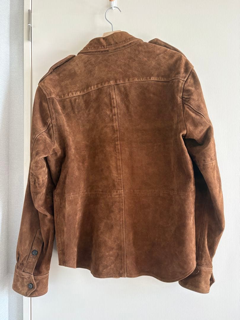 Ralph Lauren Mサイズ ブラウンスエードジャケット
