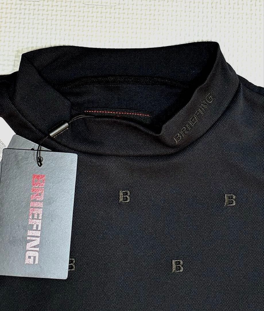 BRIEFING GOLF オールオーバー エンブレム ハイネック（RF／M）