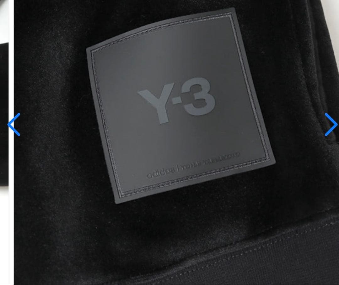 【Y-3】新品U SQUARE VELVET HOODIEベルベットフーディL